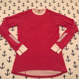 Helly Hansen Hot Pink Wool Baselayer - L